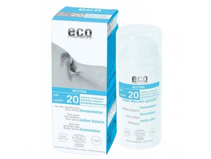Eco cosmetic opalovací krém natural bez parfemace spf 20
