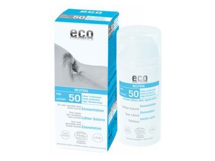 Eco cosmetic opalovací krém natural bez parfemace spf 50