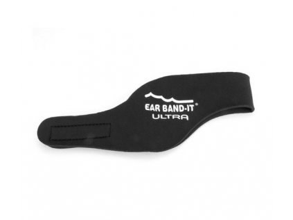 Ear Band-It® Ultra Čierná  Čelenka na plavanie