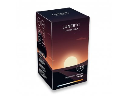 Lunesto E27 LED oranžová žárovka pro lepší spánek