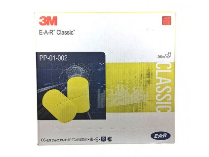 3M™ E A R™ Classic™ Špunty do uší 250 párů