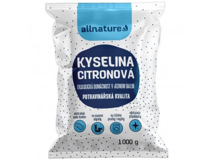 Allnature kyselina citronova 1000