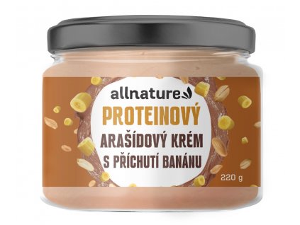 allnature arasidovy protein krem prichut banan 220 g