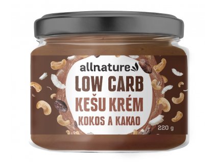 allnature kesu krem low carb kokos a kakao 220 g