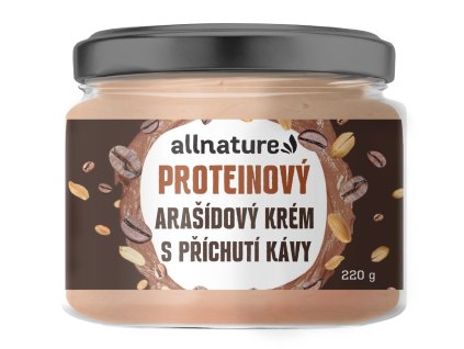 allnature arasidovy protein krem prichut kava 220 g