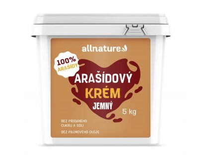 Allnature Arašidový krém jemný 5 kg