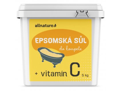 Allnature Epsomská soľ Vitamín C 5 kg