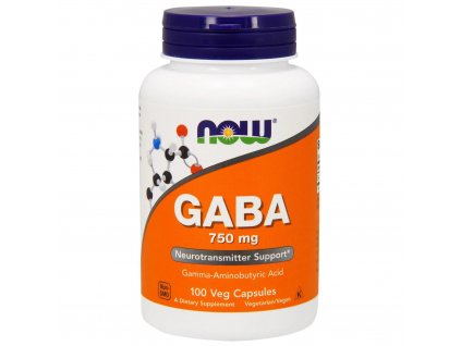 Now Foods Gaba 750 mg 100 kapsúl