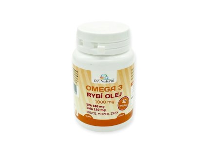 Dr. Natural Omega 3 rybí olej 1000 mg - 30 tabliet doplnok stravy