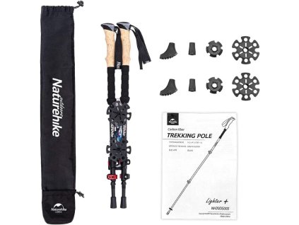 Naturehike ultraľahké trekingové palice z carbonu 400g