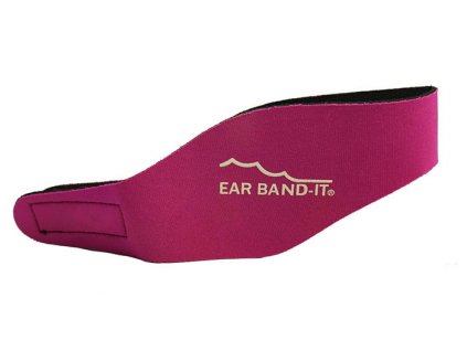 Ear Band It čelenka na uši na plavání Magenta Růžová