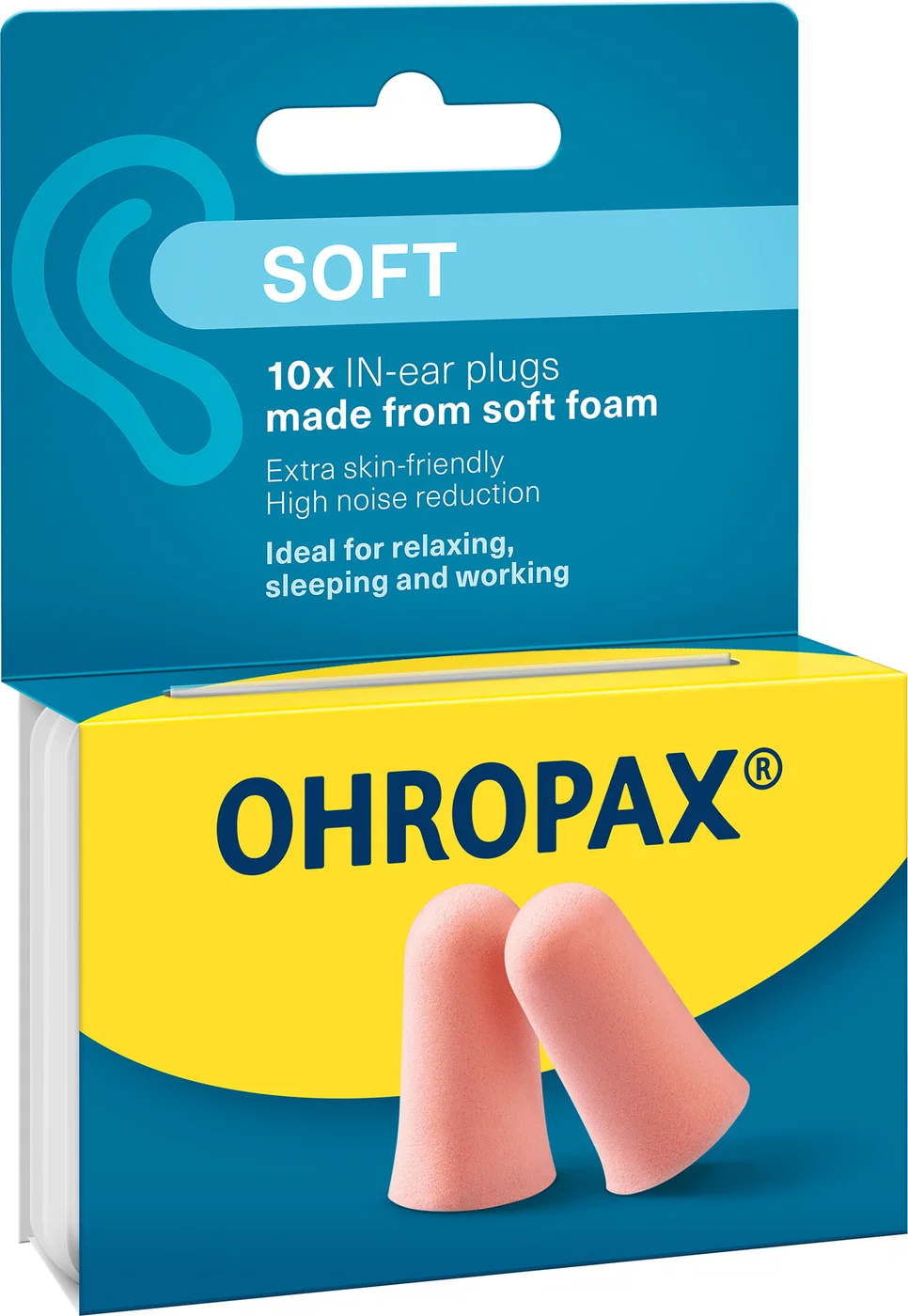 Ohropax Soft – 5 párov štuple do uší
