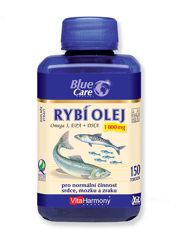 E-shop BlueCare Rybí olej (Omega 3) 1000 mg - 150 tob.