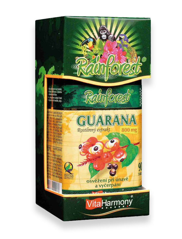 E-shop Rainforest Guarana 800 mg - 90 tbl.