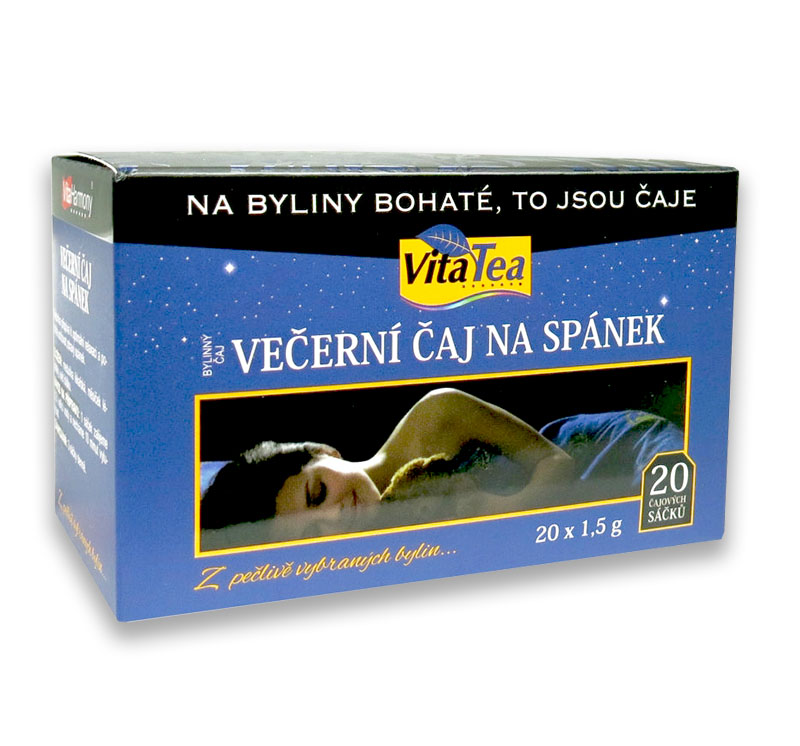 E-shop VitaTea Čaj - Večerný na spánok 20 sáčkov