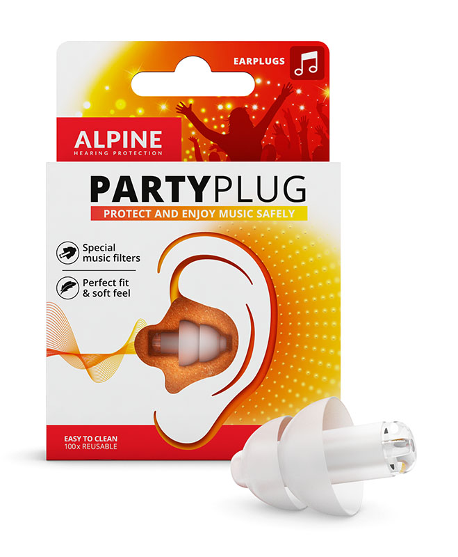 E-shop Alpine PartyPlug Transparent Farba: Biela