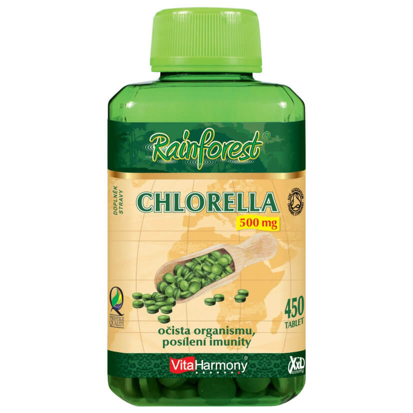 E-shop Rainforest XXL Chlorella 500 mg - 450 tbl.
