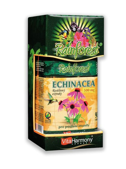 E-shop RainForest® Echinacea 500 mg - 90 tbl.
