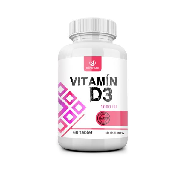 E-shop Allnature Vitamín D3 - 1000 IU - 60 tbl.