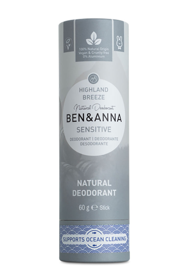 E-shop Ben & Anna Tuhý dezodorant Sensitive (60 g) - Horský vánok