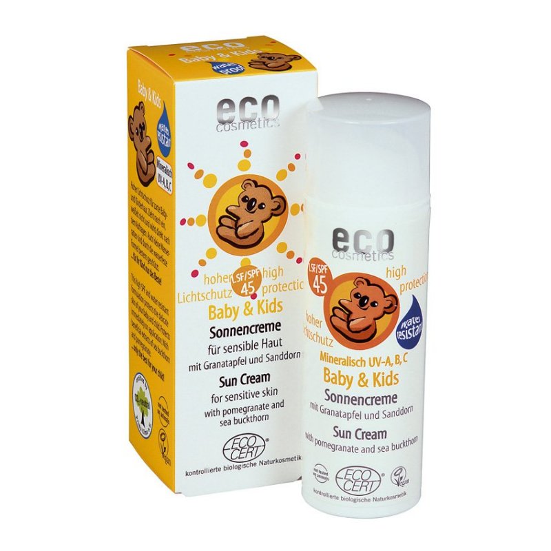 E-shop Eco Cosmetics Baby Detský opaľovací krém SPF 45 BIO (50 ml) - dátum spotreby 06/2023