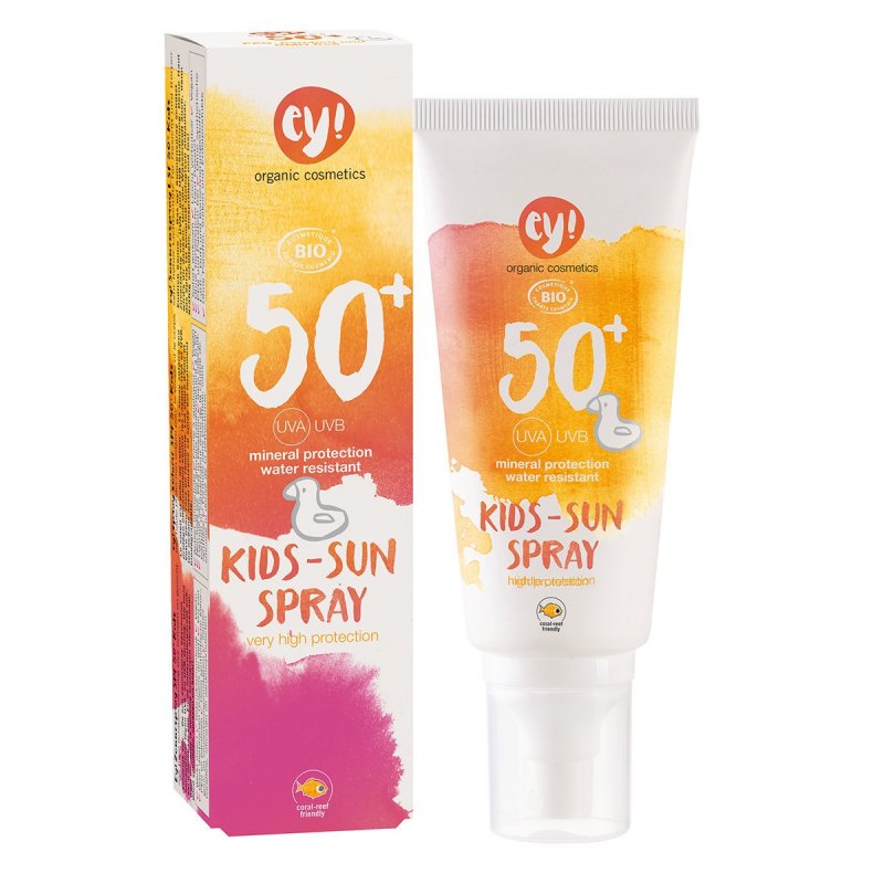 E-shop Ey! Opaľovací krém v spreji pre deti SPF 50+ BIO (100 ml)