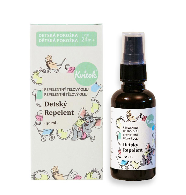 E-shop Kvitok Detský repelentný olej (50 ml)