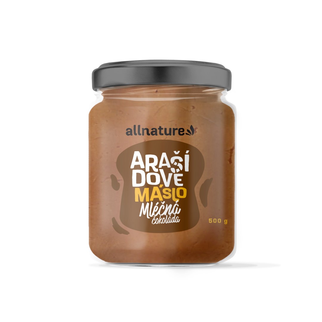 E-shop Allnature Arašidový krém s mliečnou čokoládou 500 g