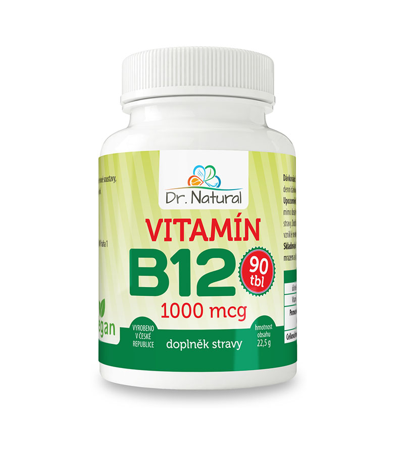 E-shop Dr.Natural Vitamín B12 1000 mcg 90 tbl.