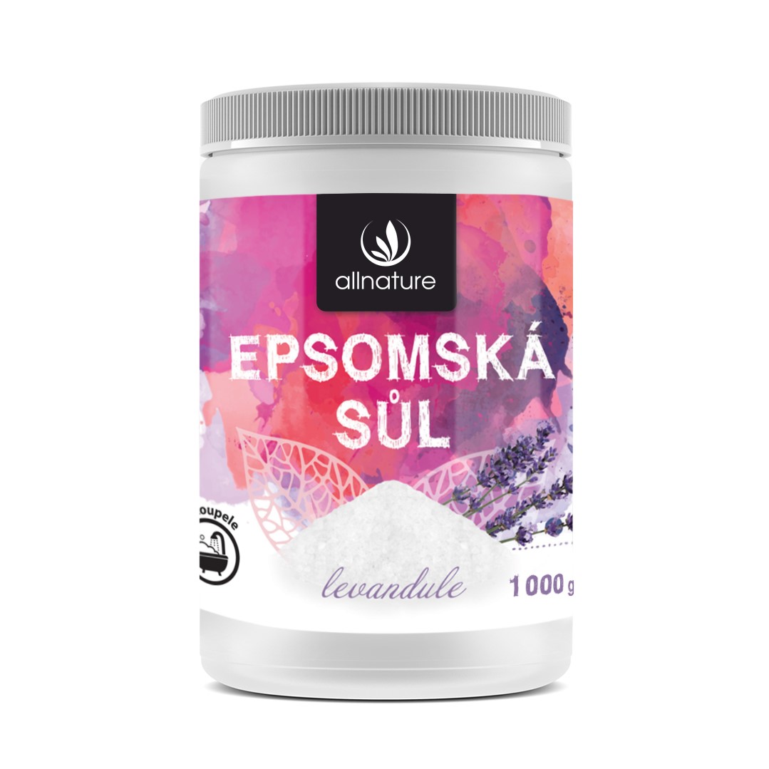 E-shop Allnature Epsomská soľ - levanduľa 1000 g