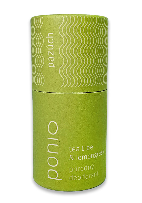 E-shop Ponio Tea tree & Lemongras, prírodný deodorant 65g