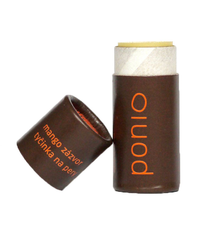 E-shop Ponio prírodný balzam na pery Mango a zázvor 9ml