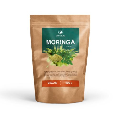 E-shop Allnature Moringa prášok RAW 200 g - dátum spotreby 31/1/2023