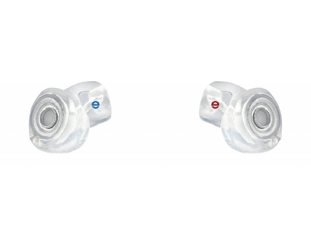 E-shop egger epro-ER štuple do uší na mieru 1 pár Úchyt: bez úchytu (nedá zvoliť spojovacie lanko), Farba tlmiacich filtrov: Modrá (ľavé ucho) / Červená (pravé ucho), Utlmenie (SNR): 9 dB