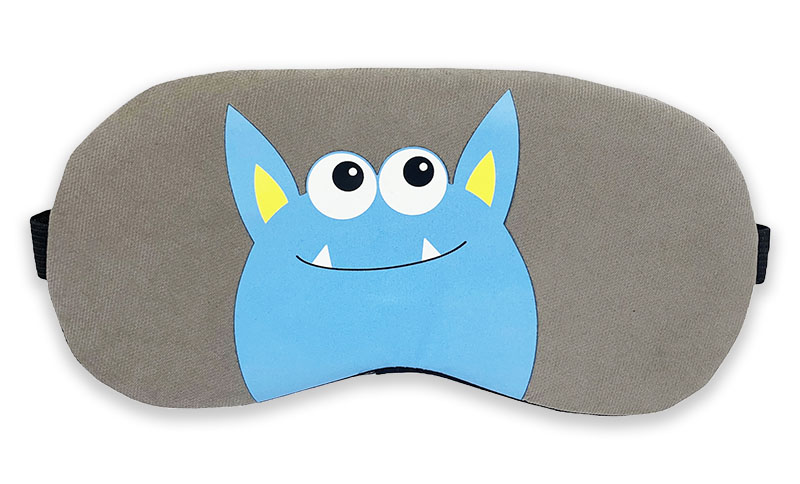 E-shop Maska na oči na spanie - Príšerka modrá