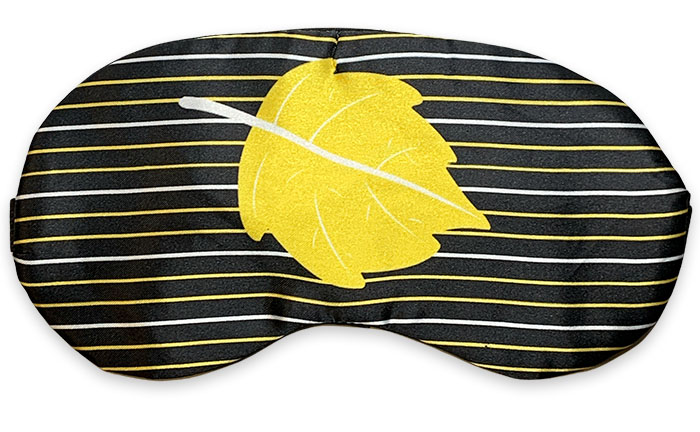 E-shop Maska na oči na spanie - Žltý list