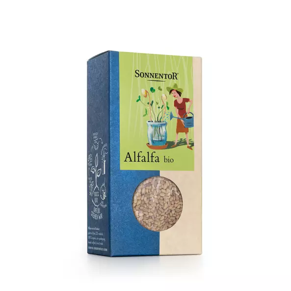 E-shop Sonnentor Alfalfa (lucerna) - semená na klíčenie 120g