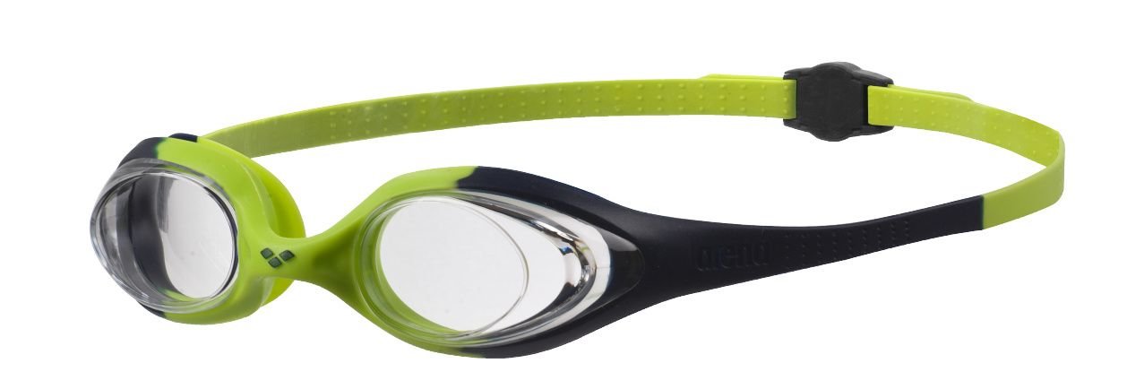 E-shop Arena Spider Junior - plavecké okuliare pre deti Farba: Transparentná / čierna / zelená