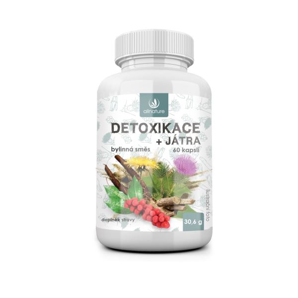 E-shop Allnature Detoxikácia bylinný extrakt 60 cps.