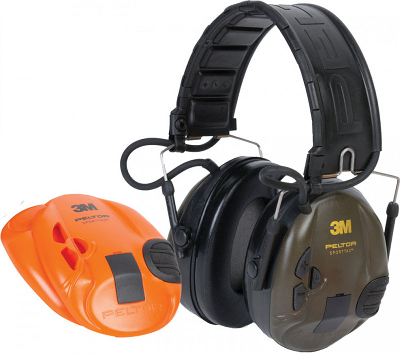 E-shop 3M™ Elektronický chránič sluchu PELTOR™ SportTac™ Farba: Oranžová / olivová