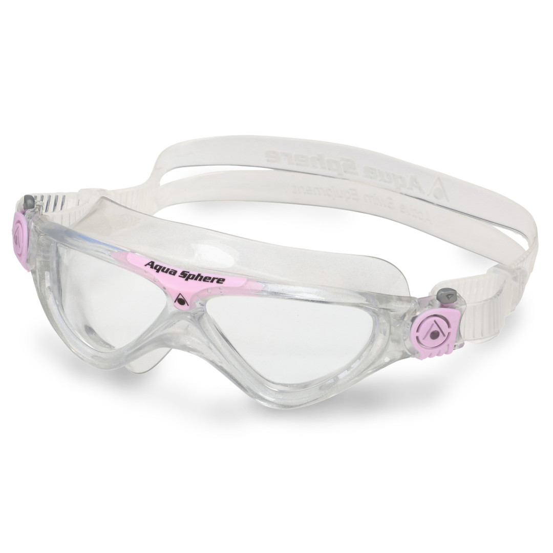 E-shop Aquaphere Vista Junior - detské plavecké okuliare Farba: Transparentná / ružova / transparentná