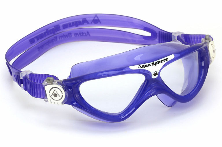 E-shop Aquaphere Vista Junior - detské plavecké okuliare Farba: Transparentná / fialová / fialová