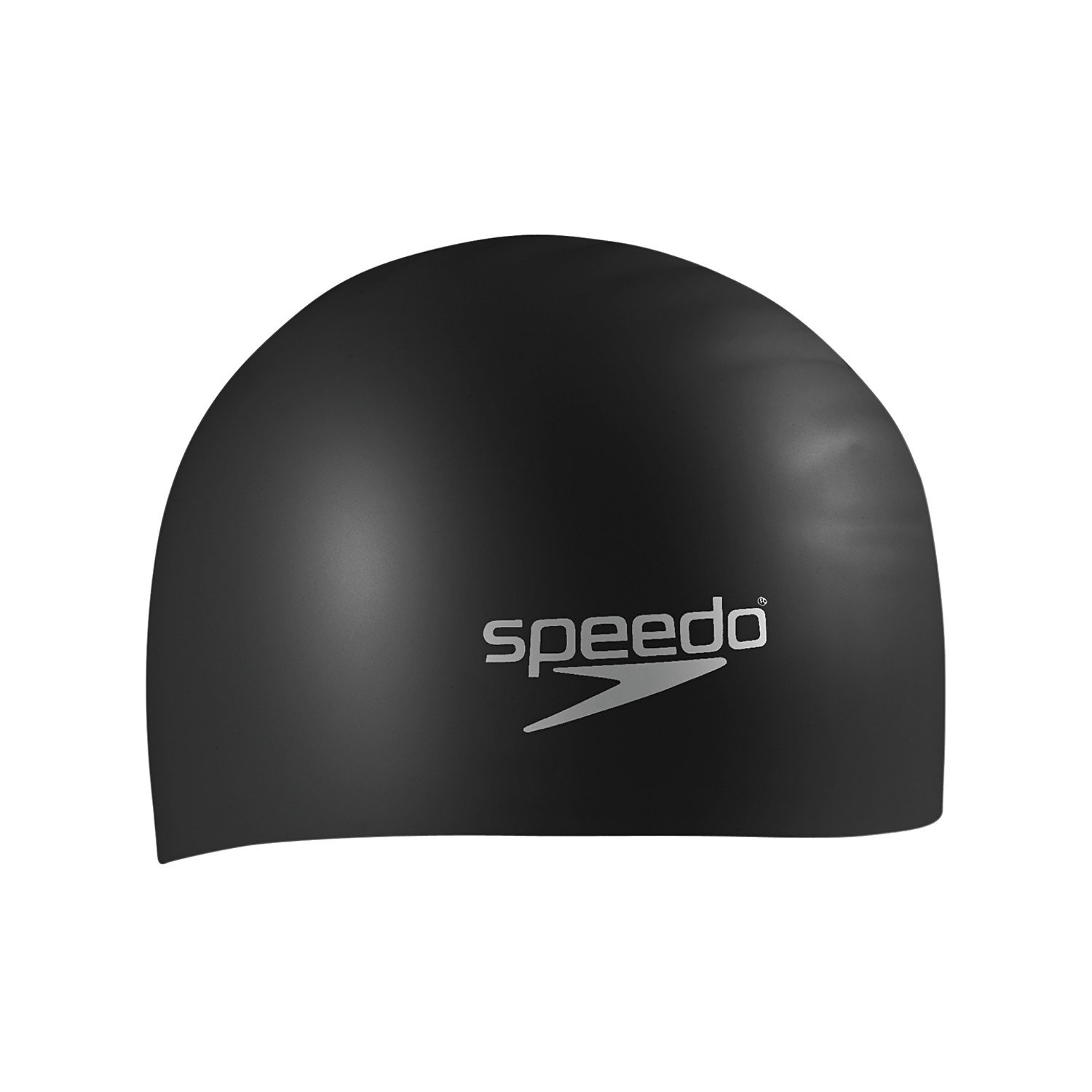 E-shop Speedo Plain flat - silikónová plavecká čiapka Farba: Čierna