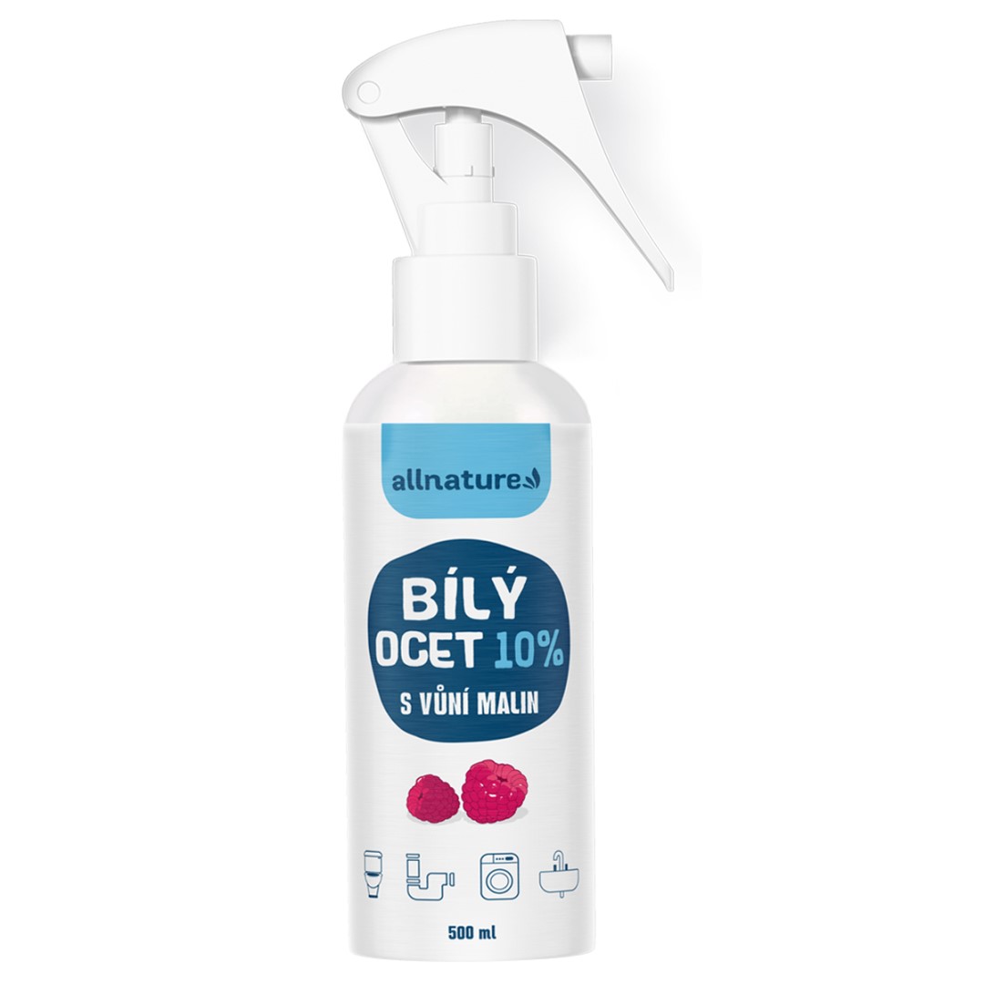 E-shop Allnature Biely ocot sprej 10% s vôňou malín 500 ml