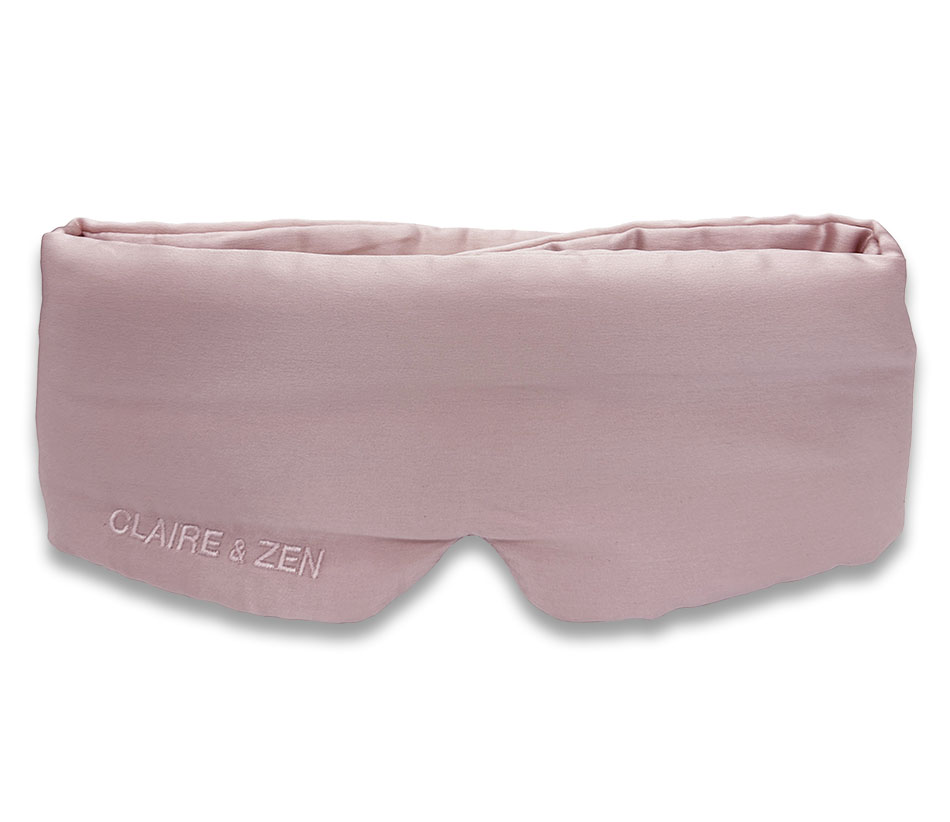 Hodvábna maska ​​na oči na spanie Claire & Zen Farba: Ružová