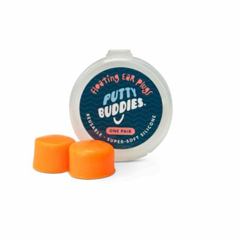 E-shop Putty Buddies - 1 pár Plávajúce silikónové štuple do uší Farba: Oranžová