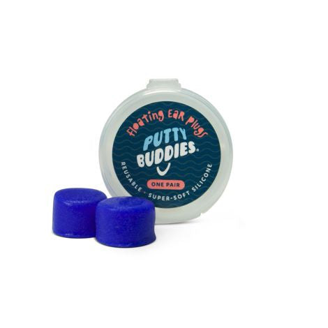 E-shop Putty Buddies - 1 pár Plávajúce silikónové štuple do uší Farba: Modrá