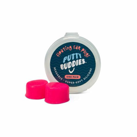 E-shop Putty Buddies - 1 pár Plávajúce silikónové štuple do uší Farba: Ružová