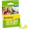 Ohropax Soft Mini zelené štíhlé špunty proti hluku