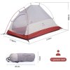 Naturehike ultralight stan cloud up1 konstrukce